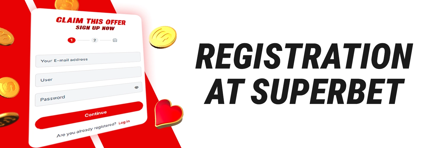 Sign up at Superbet online casino